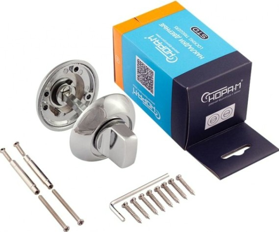 Завертка дверная НОРА-М НФ-А "Хром" [7660]