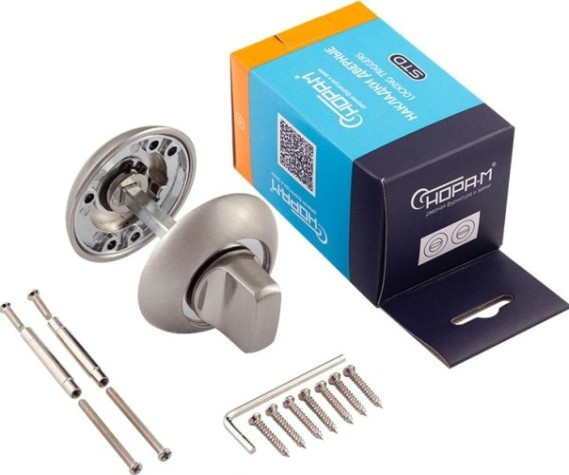 Завертка дверная НОРА-М НФ-А "Матовый никель" [7661]