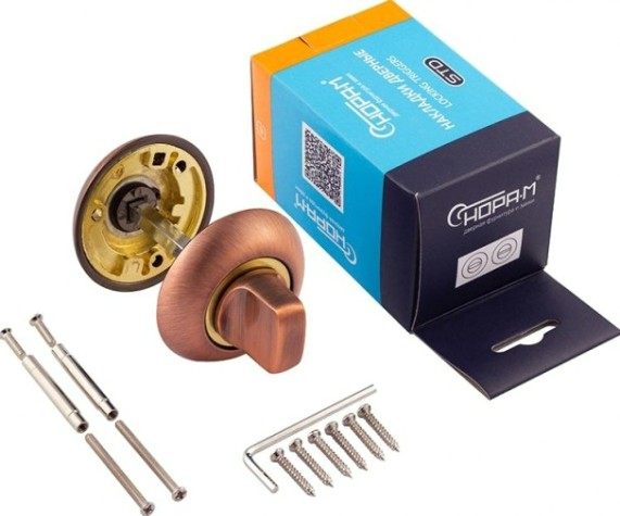 Завертка дверная НОРА-М НФ-А "Старая медь" [7964]