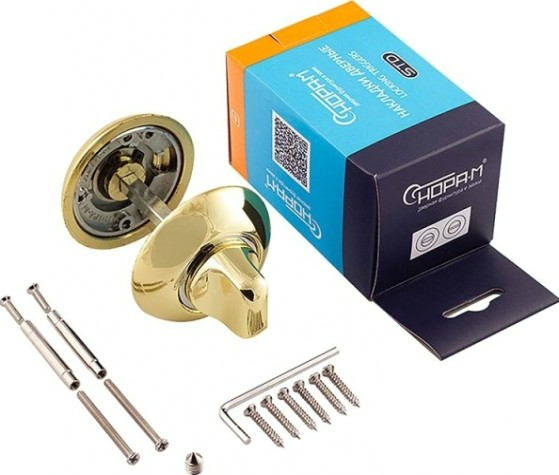 Завертка дверная НОРА-М НФ-А "Золото" [7658]