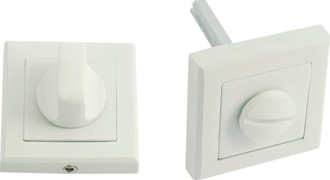 Завертка дверная НОРА-М НФ-К "Белая" [17247]