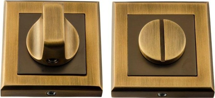 Завертка дверная НОРА-М НФ-К "Матовый кофе" [15963]