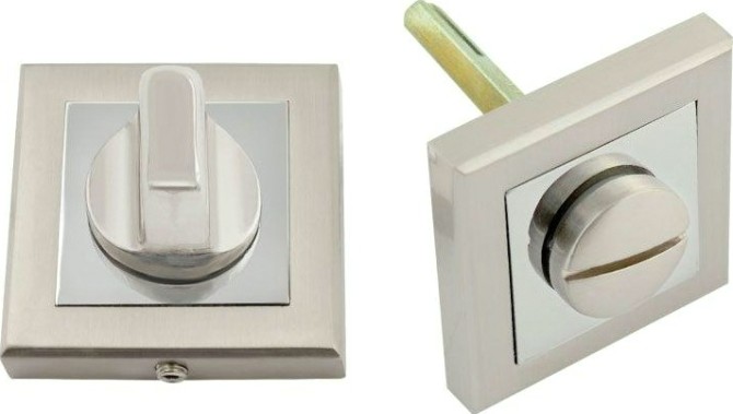 Завертка дверная НОРА-М НФ-К "Матовый никель" [15494]