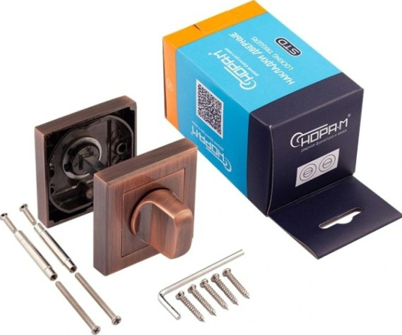 Завертка дверная НОРА-М НФ-К "Старая медь" [15883]