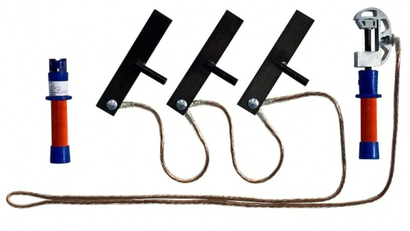 Заземление Антиток ПЗРУ-2 Д переносное для РУ до 1 кв 50 кв мм [413700]