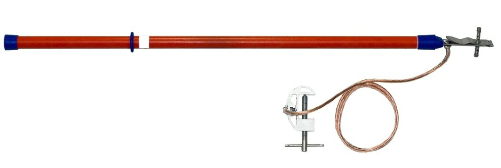 Заземление Антиток ПЗТ-330-500 Д винтовой зажим переносного для грозозащитного троса [471520]