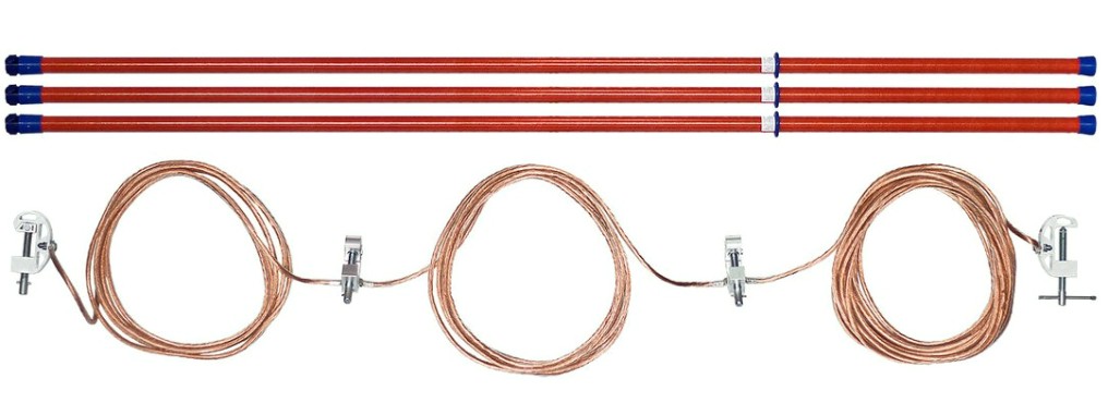 Заземление Антиток ЗПЛ-10-3 Д переносное для ВЛ до 10 кв 35 кв мм 3штанги [413625]