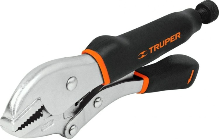 Зажим с фиксатором TRUPER PPT-10RX с прямыми губками 250 мм 17437 [17437]