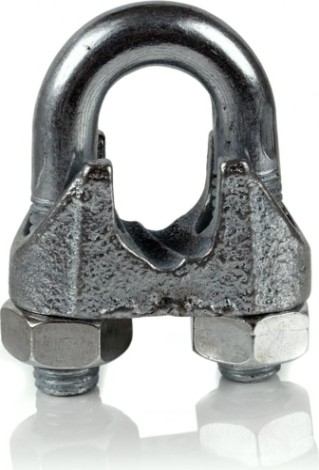 Зажим троса 14 мм DIN 741 оцинкованный [00000783]