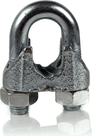 Зажим троса 19/20 мм DIN 741 оцинкованный [00001086]