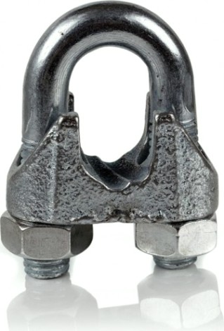Зажим троса 36 мм DIN 741 оцинкованный