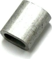 Зажим троса 4 мм DIN 3093 алюминиевый [00000706]