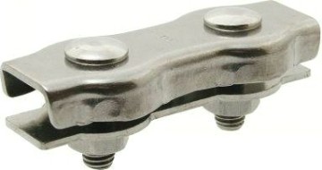 Зажим троса 8 мм DUPLEX из нержавеющей стали А4