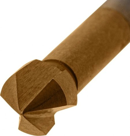 Зенковка по металлу Denzel М4, HSS конусная под цилиндрический хвостовик [72302]