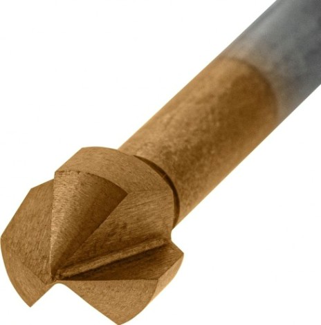 Зенковка по металлу Denzel М5, HSS конусная под цилиндрический хвостовик [72305]