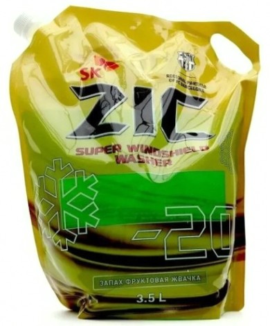 Жидкость стеклоомывающая ZIC Super Windshield Washer (-20 град) 3.5 л [492780]