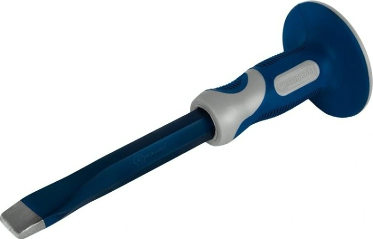 Зубило Кобальт 249-563 плоское 19х250 мм с протектором