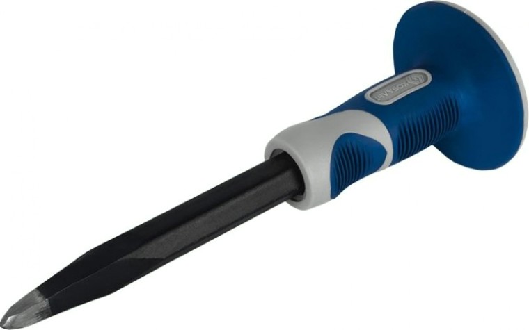Зубило Кобальт 249-587 пикообразное 4х250 мм. с протектором Зубило Кобальт 249-587 пикообразное 4х250 мм. с протектором