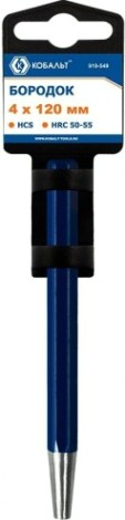 Зубило Кобальт 919-549 бородок 4х120