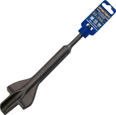 Зубило ПРАКТИКА SDS-plus 250х40 мм, канавочное с отвалом 773-811 [773-811]