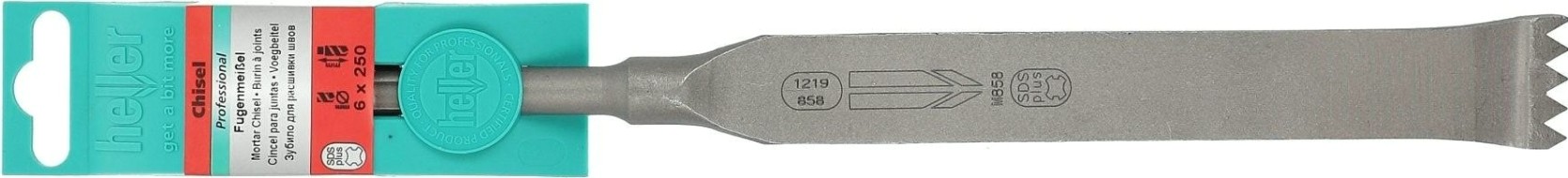 Зубило SDS-plus HELLER для расшивки швов, 6х250 мм [TD19624]