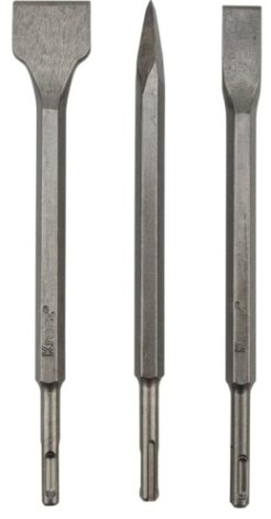 Зубило SDS-plus Kranz KR-91-0430 набор для перфоратора, 3 пр. Зубило SDS-plus Kranz KR-91-0430 набор для перфоратора, 3 пр.