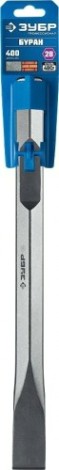 Зубило шестигранное ЗУБР ПРОФЕССИОНАЛ буран hex 28 плоское 35х400 мм [29372-35-400]