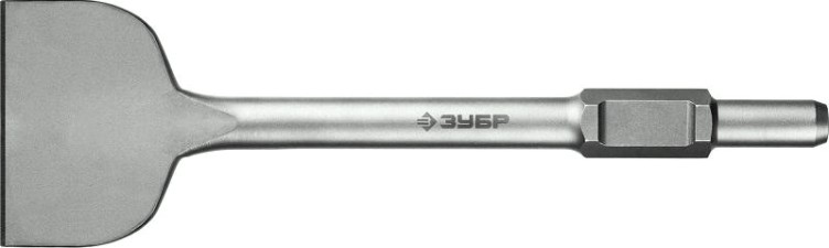 Зубило шестигранное ЗУБР ПРОФЕССИОНАЛ буран hex 30 лопаточное 125х400 мм [29375-125-400]