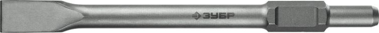 Зубило шестигранное ЗУБР ПРОФЕССИОНАЛ буран hex 30 плоское 35х400 мм [29375-35-400]