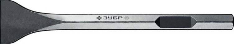Зубило шестигранное ЗУБР ПРОФЕССИОНАЛ hex 28,6 (макита тип) лопаточное 80х400 мм [29380-80-400]