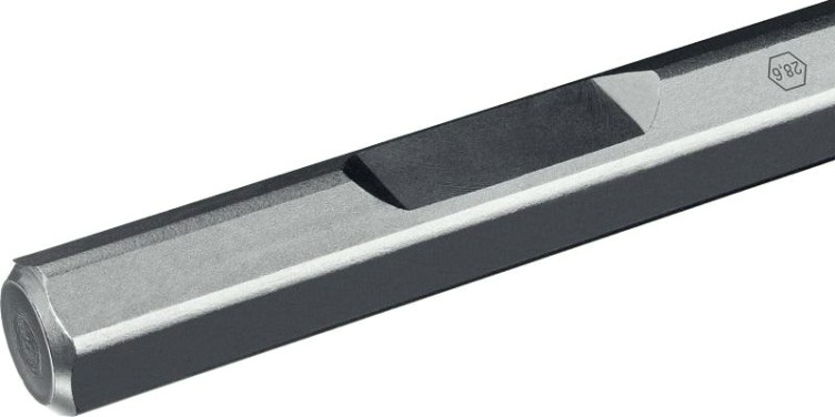 Зубило шестигранное ЗУБР ПРОФЕССИОНАЛ hex 28,6 (макита тип) плоское 35х400 мм [29380-35-400]