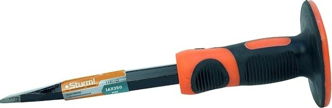 Зубило Sturm 1 150 102 закал. сталь, обрезиненная рукоятка [1150102]