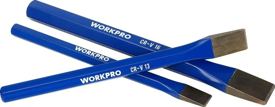 Зубило WORKPRO WP201302 по бетону 3шт набор
