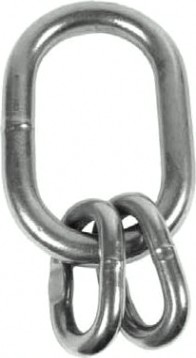 Звено 24 мм (6,7 т) с дополнительными кольцами DIN5688 NWG-1-2