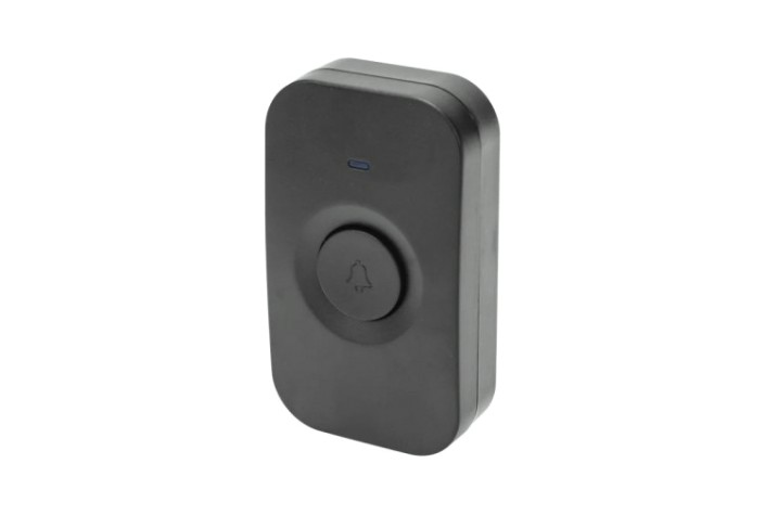 Звонок дверной беспроводной REXANT 73-0017 c цифровым кодированием, 150м IP56 (черный)