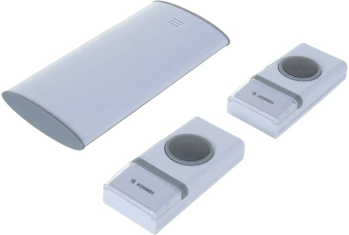 Звонок дверной КОСМОС KOC_AG307C2 беспроводной 32мл.,2хАА, 2 кнопки Звонок дверной КОСМОС KOC_AG307C2 беспроводной 32мл.,2хАА, 2 кнопки