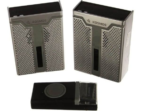 Звонок дверной КОСМОС KOC_AG520C1 беспроводной 32мл.,2хАА, 2 базы