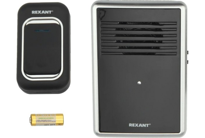 Звонок дверной REXANT 73-0015 беспроводной c цифровым кодированием, 150м