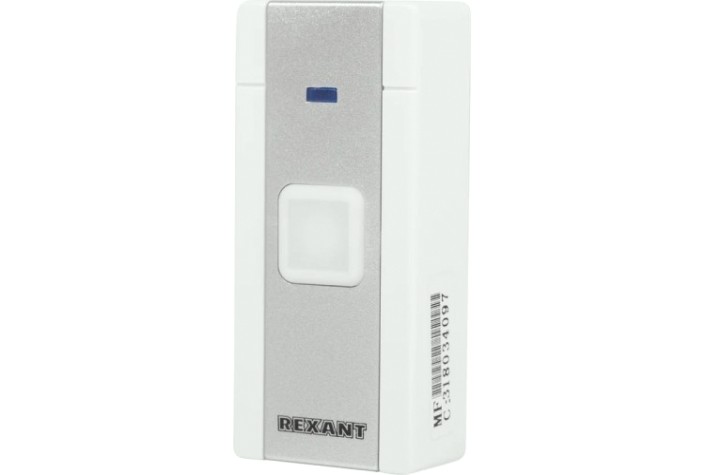 Звонок дверной REXANT 73-0070 беспров. в розетку с подсветкой и индикацией